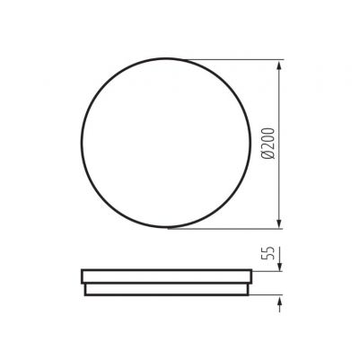 Plafoniera LED BENO ECO 20W 1600lm ciepły/neutralny/zimny biały KANLUX (38383)